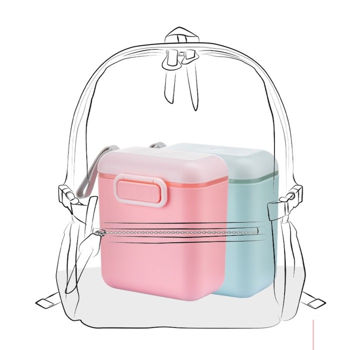 Контейнер для детского питания №1, 800 мл., цвет розовый