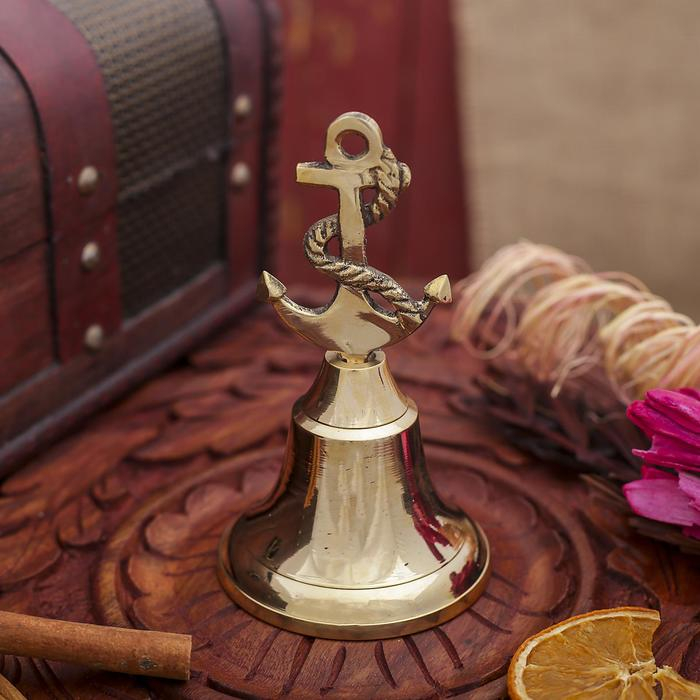 Колокол Колокол "Якорь" с канатом 7х12 см.
