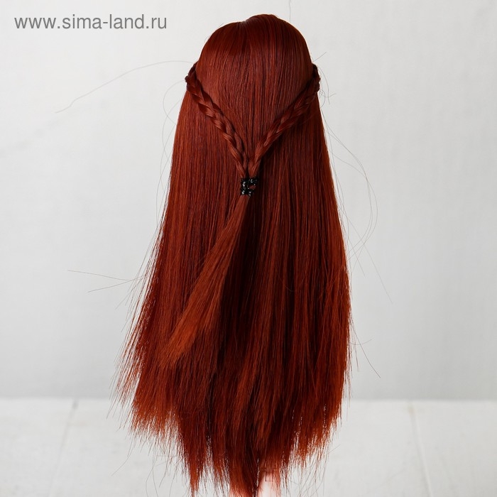 Волосы для кукол «Прямые с косичками», размер маленький, цвет 350 Волосы для кукол «Прямые с косичками», размер маленький, цвет 350