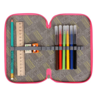 Пенал 2 секции, 125 х 205 мм, с наполнением 23 предмета, Calligrata "Единорог" ламинированный картон, 30П26/2/set Пенал 2 секции, 125 х 205 мм, с наполнением 23 предмета, Calligrata "Единорог" ламинированный картон, 30П26/2/set