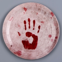 Тарелка бумажная &laquo;Счастливого хэллоуина&raquo;, в наборе 6 шт.