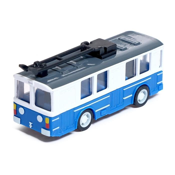 Троллейбус металлический &laquo;Город&raquo;, инерционный