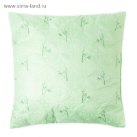 Подушка &laquo;Бамбук&raquo; 70х70 см, цвет зелёный МИКС