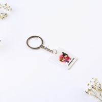 Брелок для ключей парный &laquo;Наша любовь это...&raquo;, акриловый, 13,3 х 8