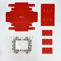 Коробка складная под 12 конфет &laquo;Новогодний аромат&raquo;, 14.4 х 18.4 х 3.8 см, Новый год