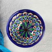 Пиала Риштанская керамика "Узоры", 9,5 см микс Пиала Риштанская керамика "Узоры", 9,5 см микс