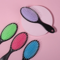 Расчёска массажная, 7 &times; 21,5 см, цвет МИКС