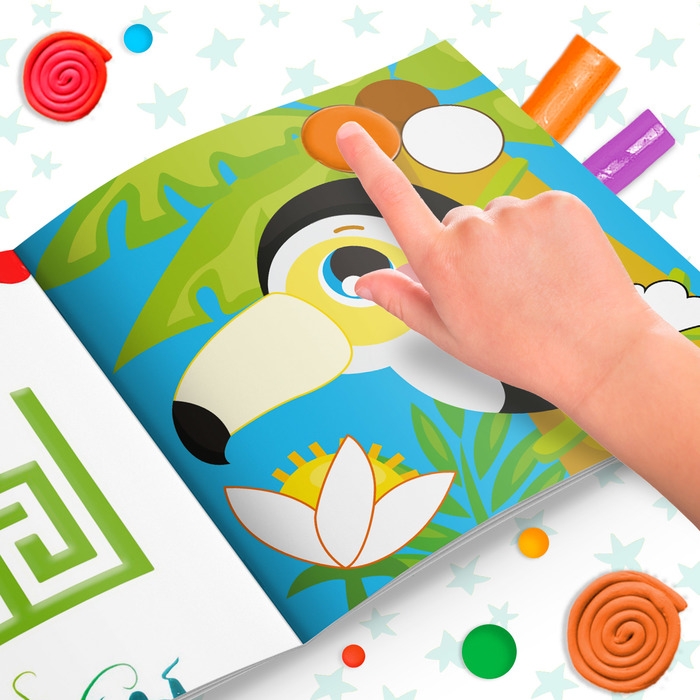 Аппликации пластилином &laquo;Джунгли&raquo;, 12 стр.