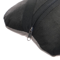 Подушка автомобильная косточка, на подголовник, велюр, серый, ромб, 16 х 24 см Подушка автомобильная косточка, на подголовник, велюр, серый, ромб, 16 х 24 см