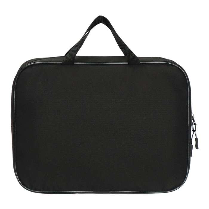 Папка с ручками текстильная А4, 355 х 270 х 75 мм, Stavia "Кошка" чёрная