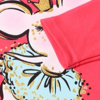 Лонгслив для девочки, цвет малиновый, рост 92 см