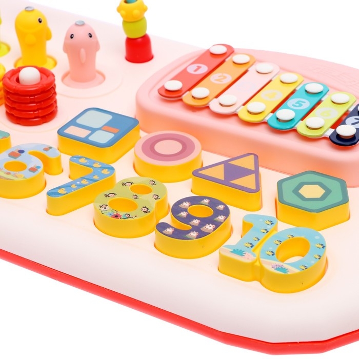 Развивающая игрушка &laquo;Весёлые игры&raquo;, цвет розовый