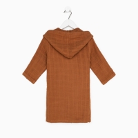 Халат детский муслиновый LoveLife (5 лет, рост 110-116 см), цвет корицы, 100% хлопок, 235 гр/м2 Халат детский муслиновый LoveLife (5 лет, рост 110-116 см), цвет корицы, 100% хлопок, 235 гр/м2