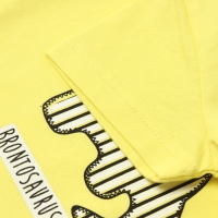 Футболка для мальчика, цвет желтый, рост 86 см