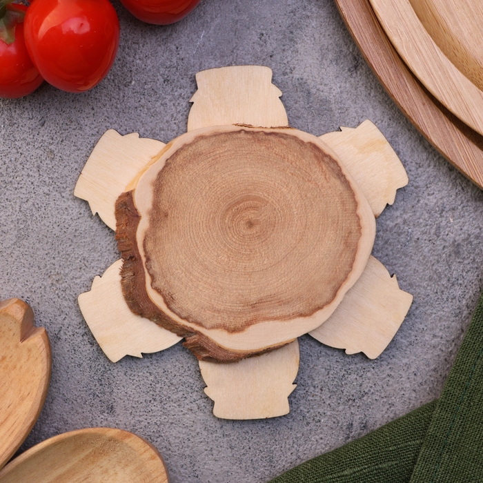 Подставка под горячее &laquo;Мёд&raquo;, 12см, можжевельник