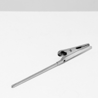 Ценникодержатель с зажимом &laquo;Универсальный&raquo; 8 см, набор 10 шт., цвет хром