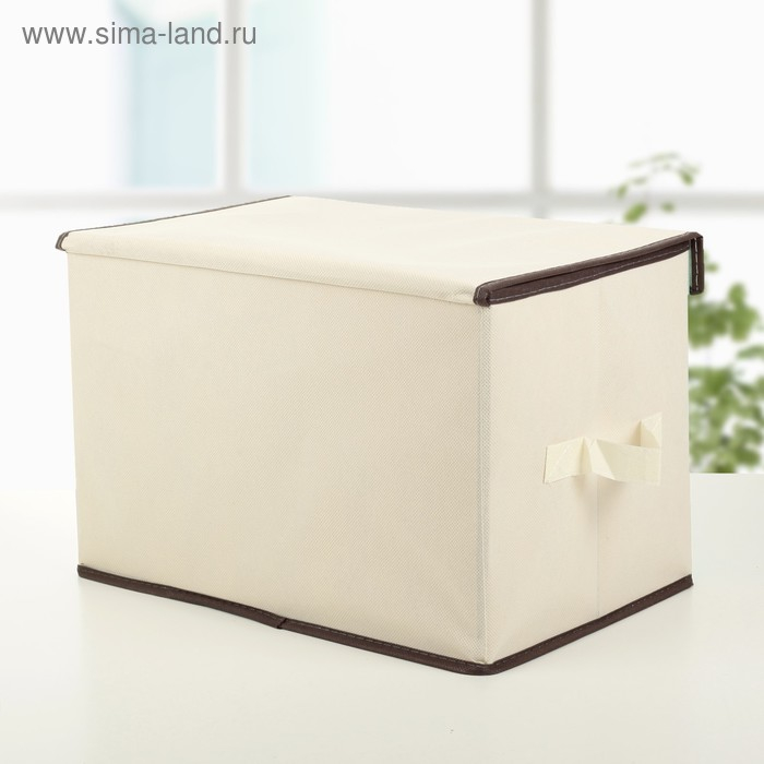 Короб стеллажный для хранения с крышкой &laquo;Единорог&raquo;, 39&times;25&times;25 см