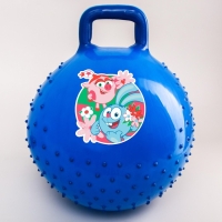 Мяч прыгун Смешарики &laquo;Крош и Нюша&raquo;, d=45 см, 350 г, цвет МИКС