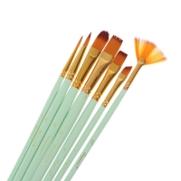 Набор кистей синтетика, 7 штук (№3/0,2,4,6,8,10,12), в блистере Набор кистей синтетика, 7 штук (№3/0,2,4,6,8,10,12), в блистере