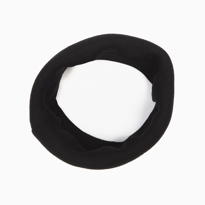 Комплект женский зимний (шапка/снуд), цвет чёрный, размер 56-58 Комплект женский зимний (шапка/снуд), цвет чёрный, размер 56-58