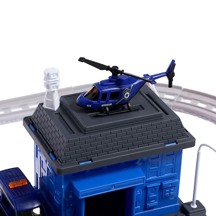 Железная дорога «Полицейский участок», работает от батареек Железная дорога «Полицейский участок», работает от батареек