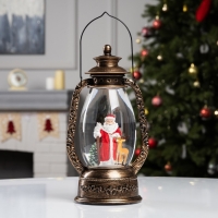 Фигура светодиодная &laquo;Дед Мороз&raquo; 26 х14 х 12 см, от бат. батарейки ААx3 (не в комплекте), USB, свечение тёплое белое