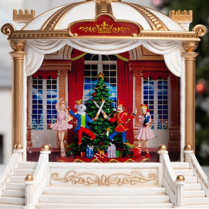 Фигура светодиодная &laquo;Сказочный театр&raquo;, 23.2х10.7х21.6 см, музыка, батарейки ААх3 (не в комплекте), USB, свечение тёплое белое