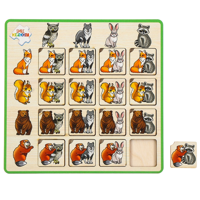 Головоломка &laquo;Лесные соседи&raquo;