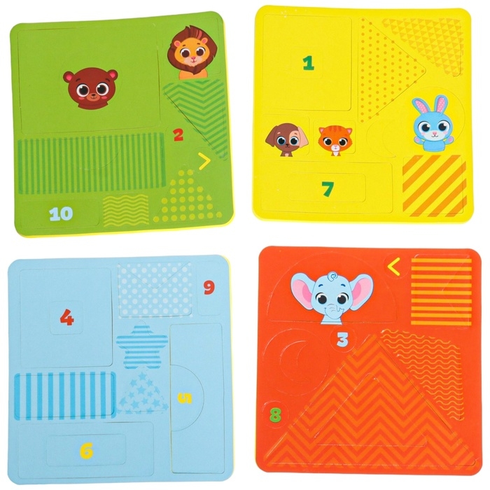 Детская развивающая игра EVA «Маленький строитель 1», изучение форм / цветов, виды МИКС, Крошка Я Детская развивающая игра EVA «Маленький строитель 1», изучение форм / цветов, виды МИКС, Крошка Я