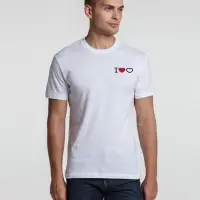 Футболка &laquo;Люблю любовь&raquo;, белая, размер S