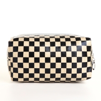 Косметичка на молнии, цвет чёрный/бежевый Косметичка на молнии, цвет чёрный/бежевый