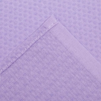 Полотенце вафельное банное &laquo;Экономь и Я&raquo;, 80х150 см, цвет сиреневый