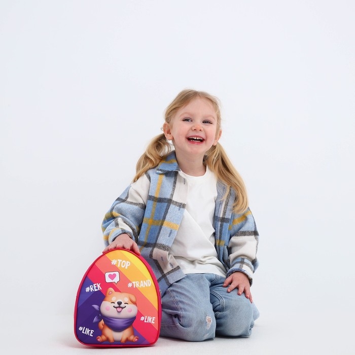 Рюкзак детский для девочки Trend Dog, 22х25х3 см Рюкзак детский для девочки Trend Dog, 22х25х3 см