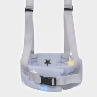 Вожжи детские №1, Звезды, цвет серый Вожжи детские №1, Звезды, цвет серый