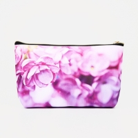 Косметичка на молнии, цвет белый/розовый/голубой