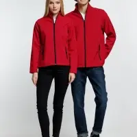 Куртка софтшелл мужская Race Men красная, размер S