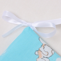 Бортик "Слонята" бязь, лотекс, 4 части (2 ч: 30х60см, 2 ч: 30х120см), цвет голубой Бортик "Слонята" бязь, лотекс, 4 части (2 ч: 30х60см, 2 ч: 30х120см), цвет голубой