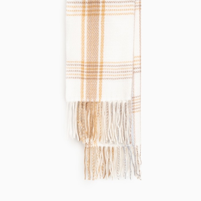 Палантин женский MINAKU цв. молочный, размер 68*180 см Палантин женский MINAKU цв. молочный, размер 68*180 см