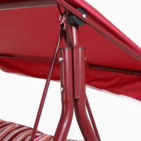 Качели садовые "Адлер" красные, 175 х 150 х 120 см, максимальная нагрузка 150 кг Качели садовые "Адлер" красные, 175 х 150 х 120 см, максимальная нагрузка 150 кг