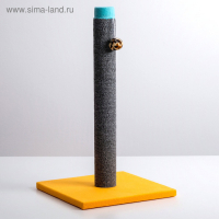 Когтеточка "Столбик" Lowcost ковролиновая, 54 х 31 см, микс цветов и игрушек Когтеточка "Столбик" Lowcost ковролиновая, 54 х 31 см, микс цветов и игрушек
