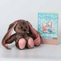 Мягкая игрушка «Зайка Li», с книгой, девочка, заяц, 25 см Мягкая игрушка «Зайка Li», с книгой, девочка, заяц, 25 см