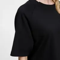 Футболка оверсайз унисекс Avenu, черная, размер XL/XXL