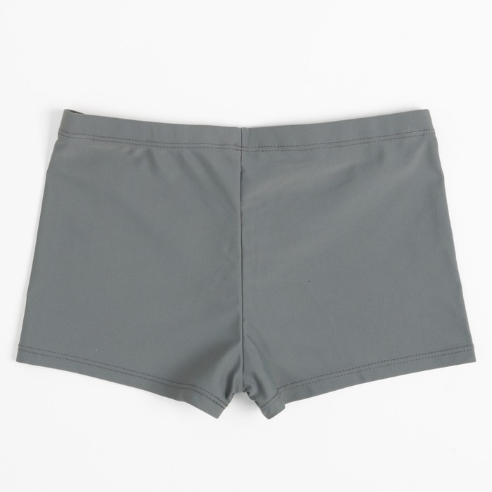 Плавки купальные для мальчика MINAKU однотонные, цвет серый, рост 98-104 см