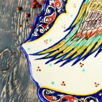 Ляган овальный Риштанская Керамика 42см Ляган овальный Риштанская Керамика 42см