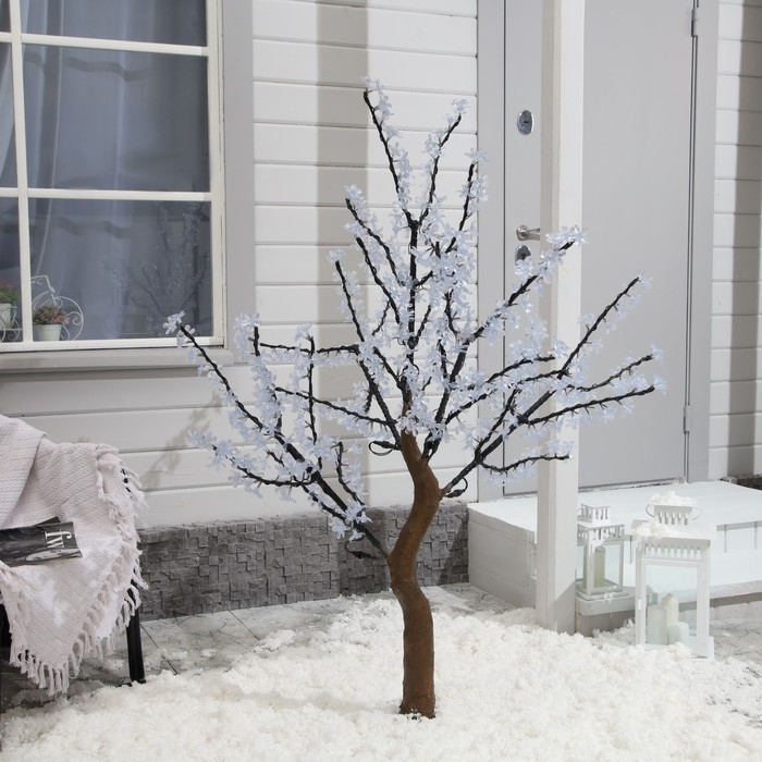 Светодиодное дерево «Сакура» 1.5 м, 540 LED, постоянное свечение, 220 В, свечение белое Светодиодное дерево «Сакура» 1.5 м, 540 LED, постоянное свечение, 220 В, свечение белое