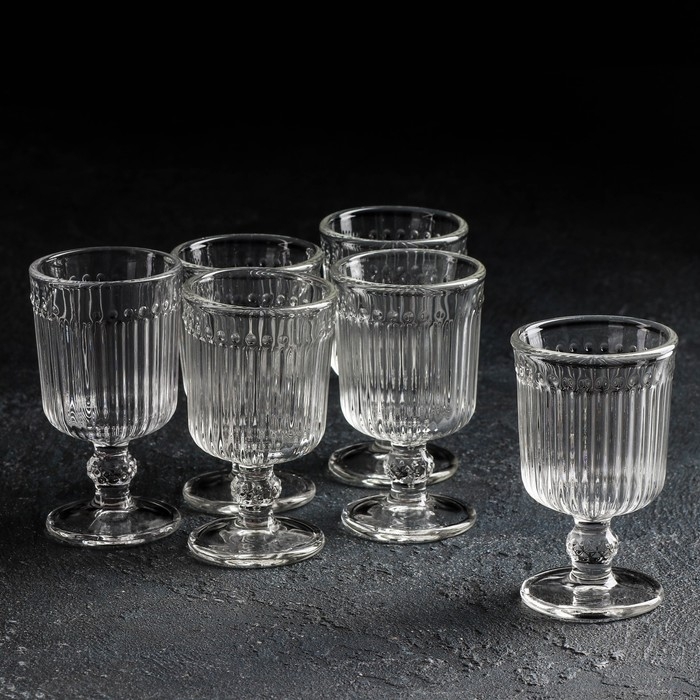 Набор рюмок стеклянных &laquo;Князь&raquo;, 60 мл, 5&times;8,5см, 6 шт