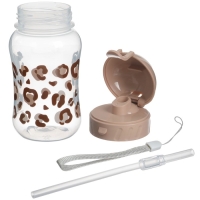 Поильник-непроливайка с трубочкой,от 9 мес., 270 мл., «Леопард», M&B Поильник-непроливайка с трубочкой,от 9 мес., 270 мл., «Леопард», M&B