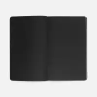 Ежедневник Trait, недатированный, черный с голубым Ежедневник Trait, недатированный, черный с голубым