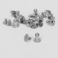 Кобурный винт d = 5/8 &times; 9 мм, 10 шт, цвет серебряный