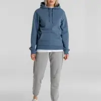 Толстовка с капюшоном унисекс King, серо-синяя, размер 3XL Толстовка с капюшоном унисекс King, серо-синяя, размер 3XL